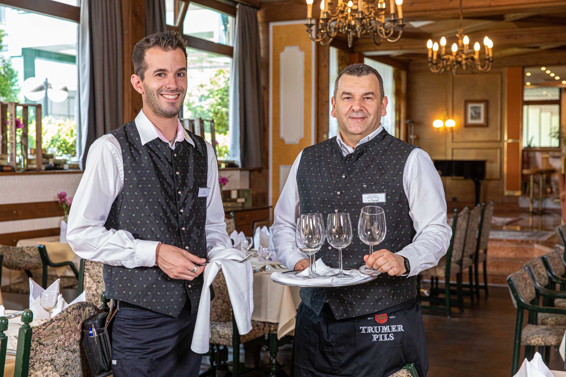 Küchenteam im Hotel Alpenland